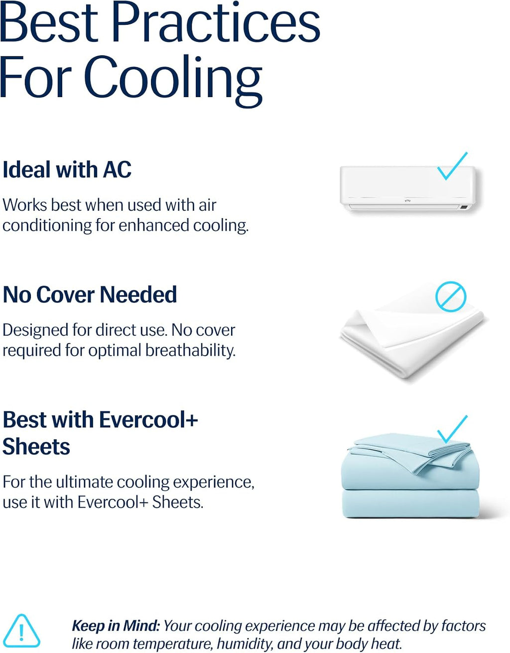 REST® Evercool® Cooling Comforter, Full/Queen, Blanket for Hot Sleepers, All Season Bedding to Keep Cool for Night Sweats, Breathable Lightweight Blanket, 90'x90' Inches, Aqua Blue