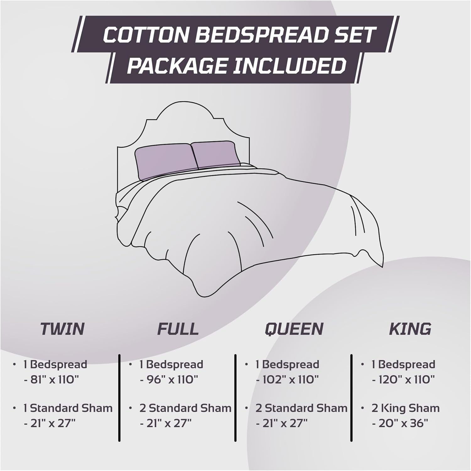 Better Trends Chenille Bedspreads Twin Size, Chocolate 100% Cotton Chenille Medallion Design Tufted Bedding Coverlet Soft Lightweight, 96'x110' with 1 PC Sham 2 Pieces Set Ashton Collection