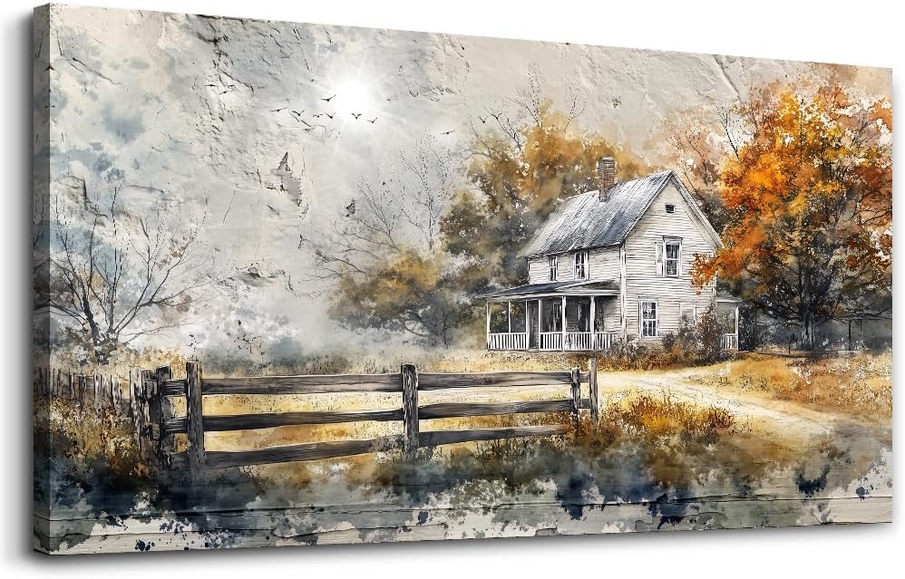 KELIYUAN Wall Decor Large Canvas Painting Wall Art For Bedroom Living Room Decoration Abstract Ink Landscape Painting Art Print Picture Room For office Farmhouse Home Decor Home Aesthetics 30x60 In