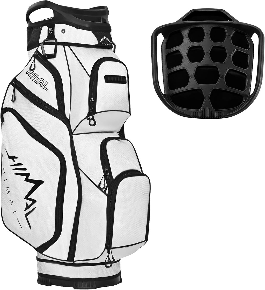 uniHimal 14-Way Golf Cart Bag, Full Length Premium Golf Bag for Men with Cooler Pocket, Handles and Rain Cover