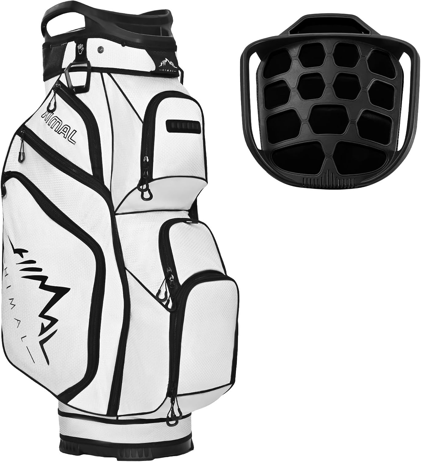uniHimal 14-Way Golf Cart Bag, Full Length Premium Golf Bag for Men with Cooler Pocket, Handles and Rain Cover