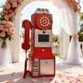 Wedding Audio Guest Book,Audio Guestbook for Recording Personalized Video Messages at Weddings and Special Occasions,for Wedding,Birthday and Engagement Events Red