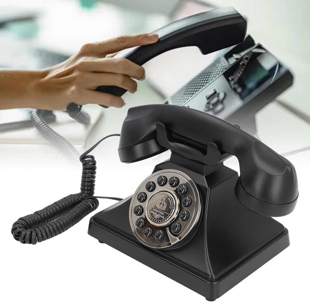 ciciglow Vintage Audio Guest Book Phone, Wedding Phone, Message Recorder for Weddings, Birthdays, Anniversaries, Great for Vintage Enthusiasts