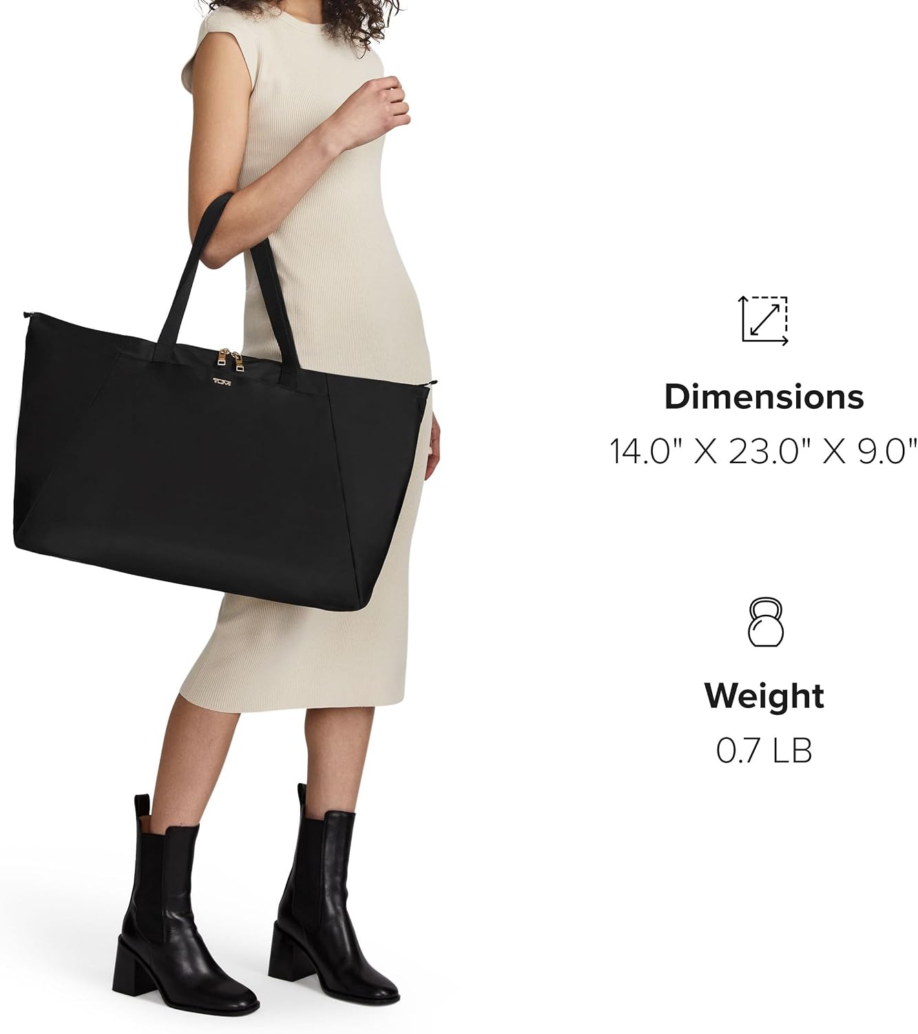 TUMI Just In Case Tote - Packable Travel Tote Bag for Women & Men - Carry Travel Accessories Easily