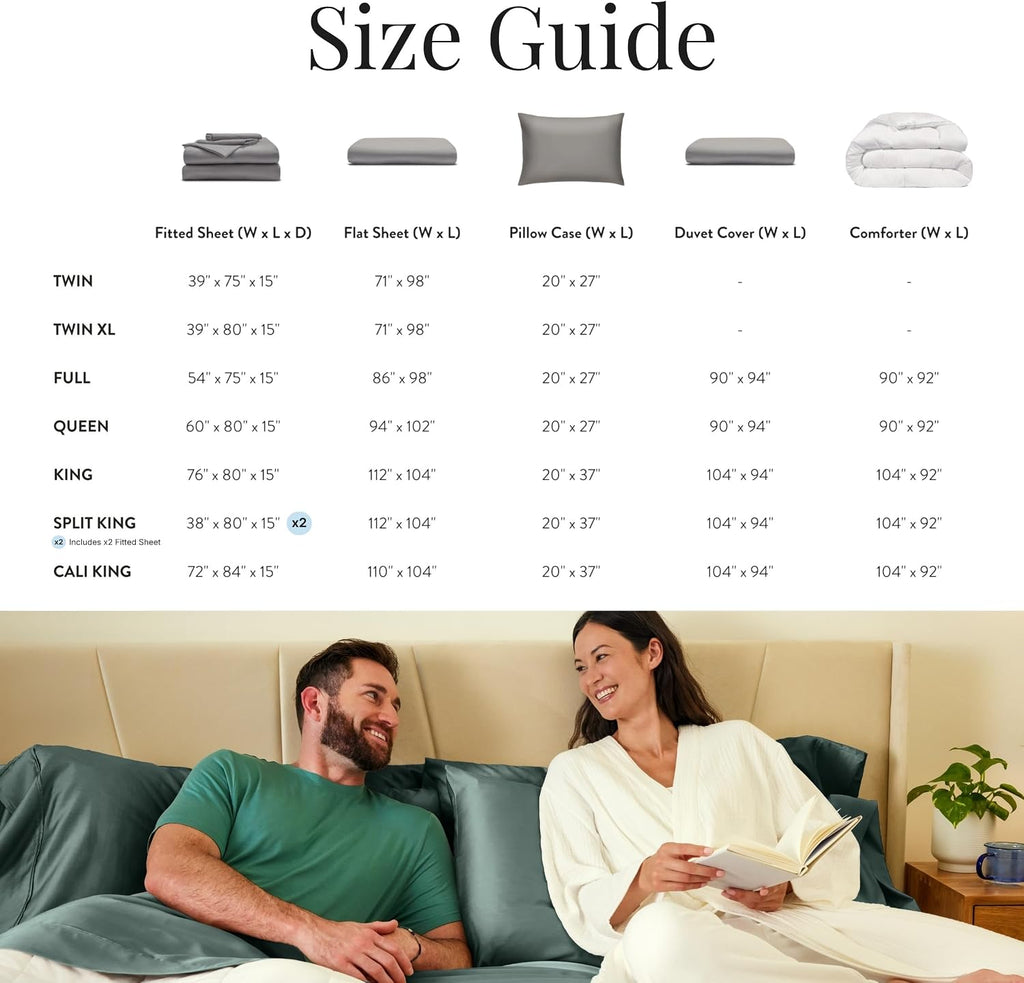 Miracle Made Breathable Cotton Bed Sheets, 4-Piece Set – Silver-Treated, Soft and Cool-to-the-Touch Lightweight Bedding Designed for Hot Sleepers – Queen Size, Sage Green