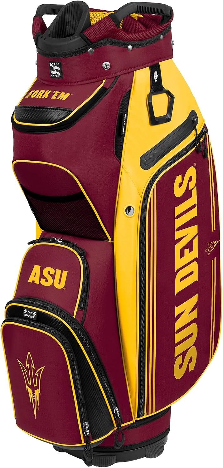 Team Effort NCAA The Bucket III Cooler Cart Golf Bag
