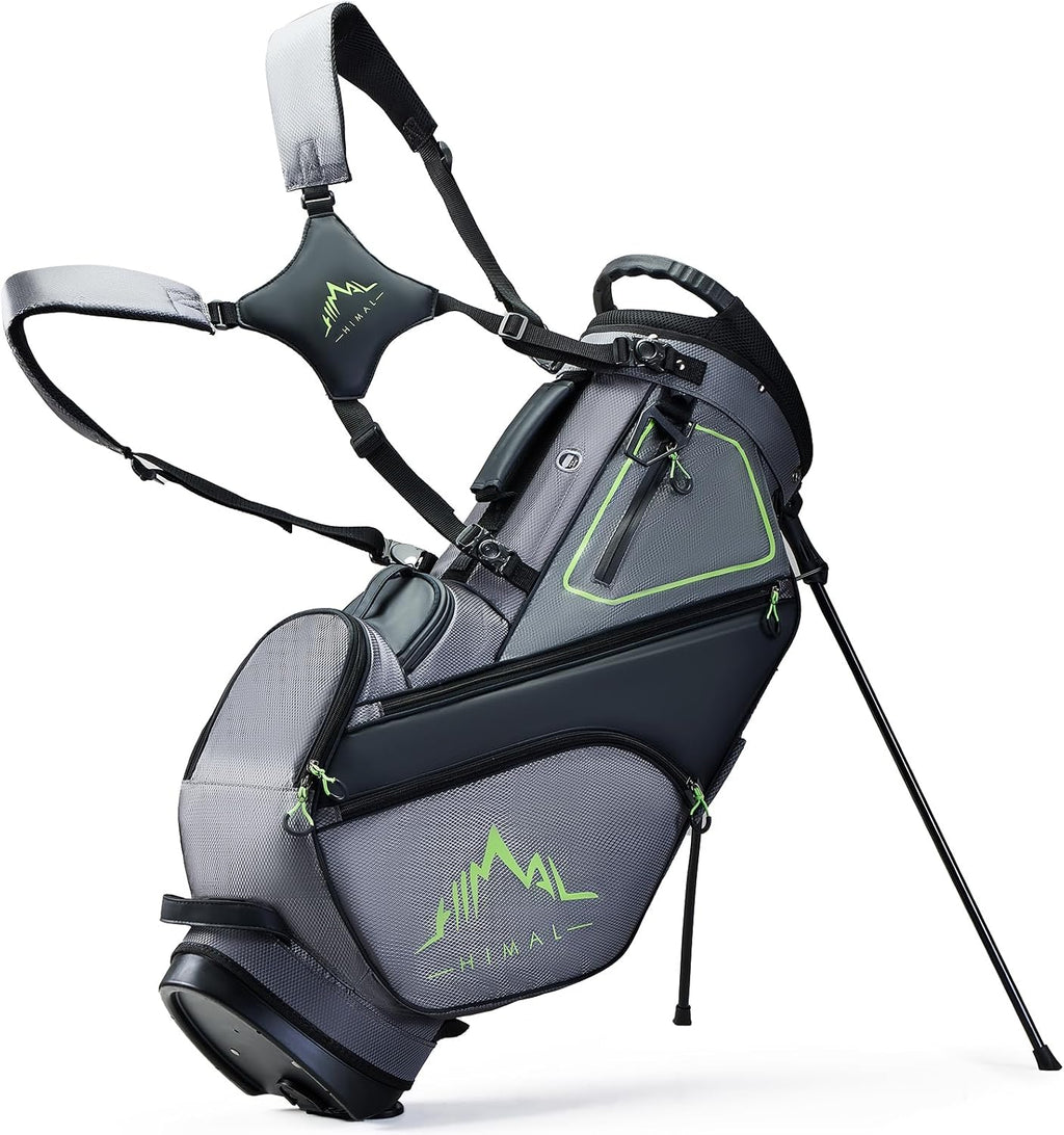 uniHimal 14 Way Dividers Golf Stand Bag Lightweight, Golf Bag for Men Women with Multiple Pockets, Dual Strap and Rain Cover Hood