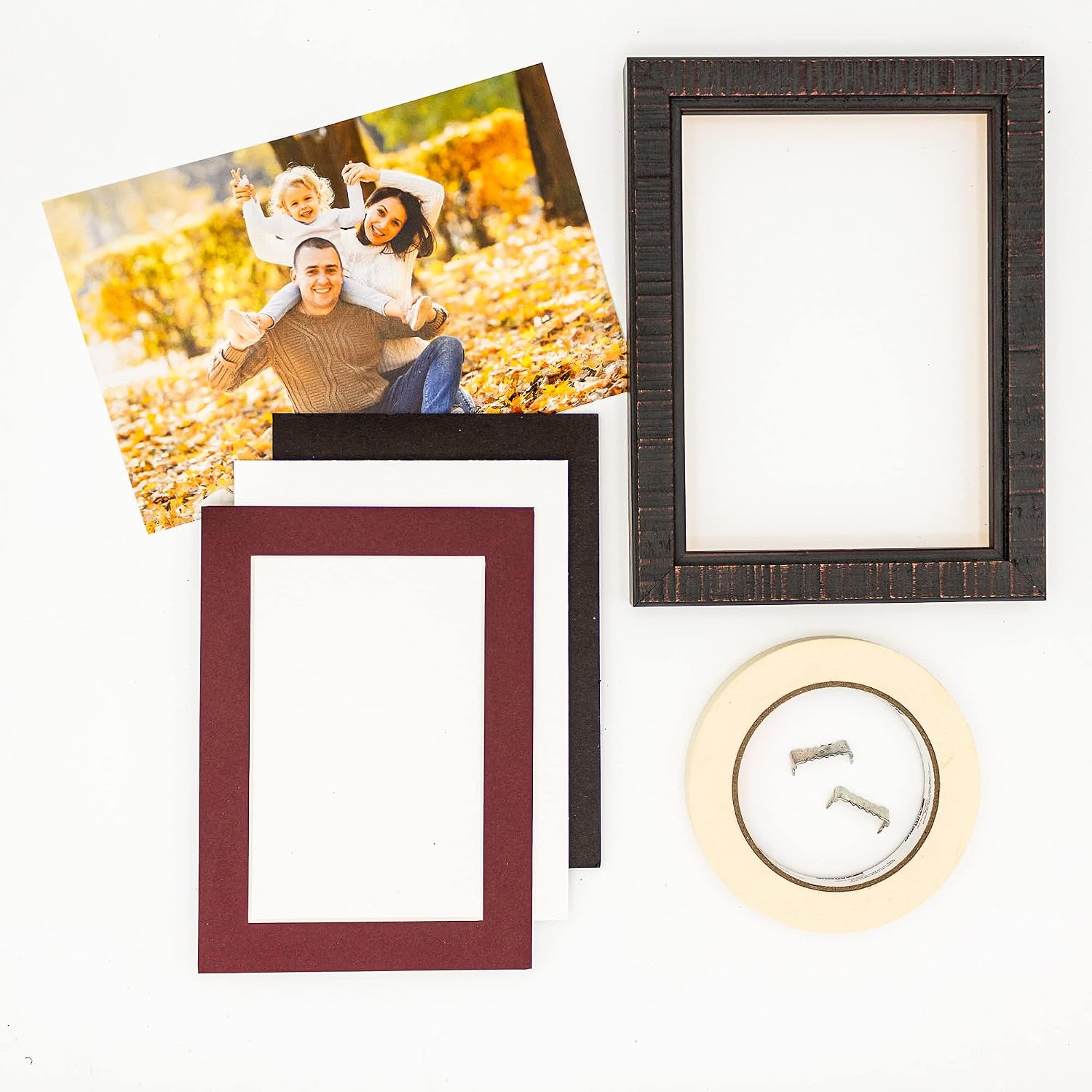 11x14 Mat for 12x18 Frame - Precut Mat Board Acid-Free Show Kit with Backing Board, and Clear Bags Maroon 11x14 Photo Matte Made to Fit a 12x18 Picture Frame Matboard for Framing, Pack of 10 Mats