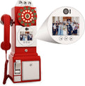Video Audio Guest Book Wedding Phone, Record Customized Video Audio Messages, Video Audio Phone guestbook, Preserve Your Special Occasions,5-7 Hours Usage, 5000mAh Battery(Red)
