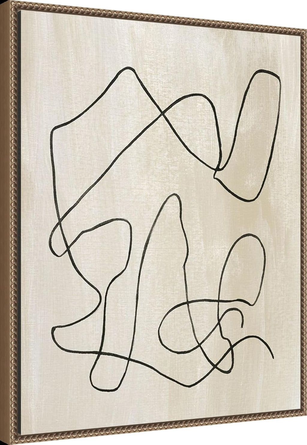 Amanti Art Framed Canvas Wall Art 28x23 Bound II by Melissa Wang, Framed Wall Art Canvas, Abstract Artwork, Traditional Decor, Medium Poster Painting for Living Room, Bedroom, Bathroom, Kitchen,