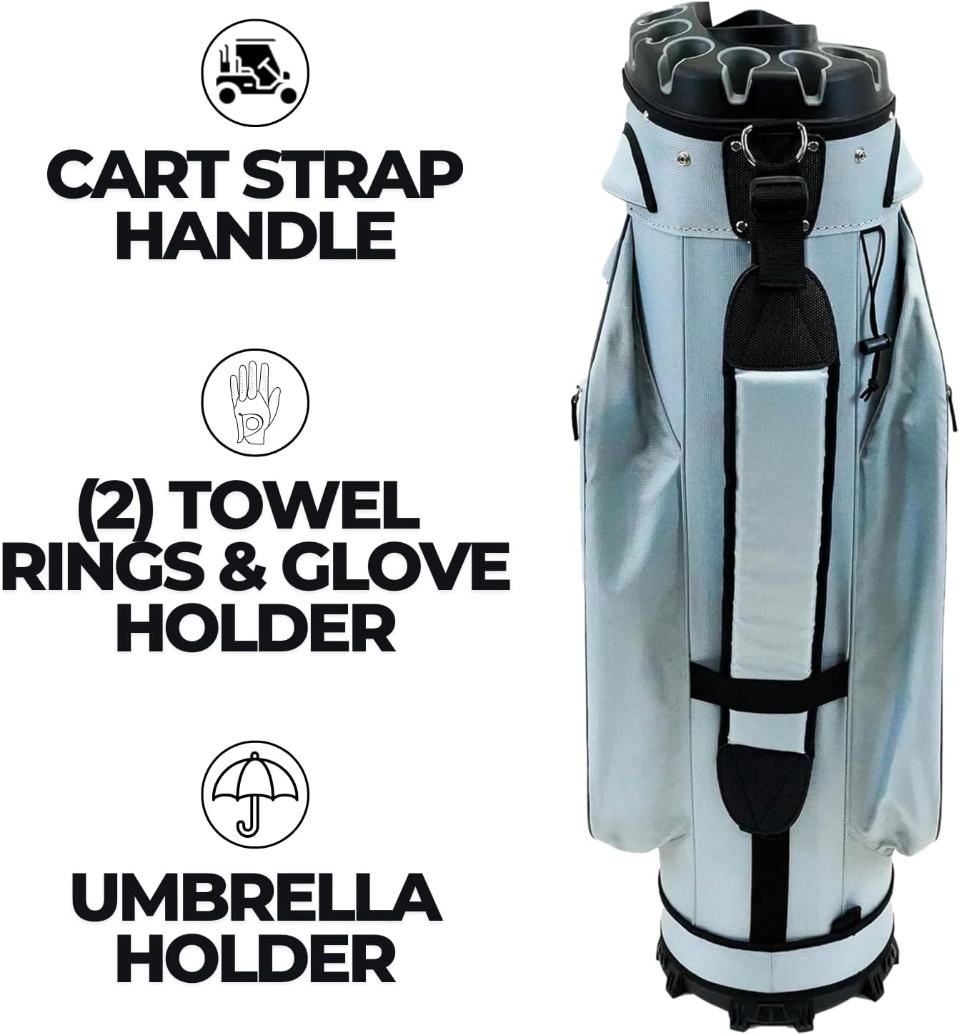 Izzo Vault Golf Cart Bag