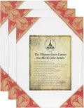 Creative Mark Paris Oil Primed Artists' Ultimate Stretched Linen Canvas - Premium Heavy Duty European Style Linen Canvas 3-Packs for Professional Artists, Oils, Archival Work & More! - 12x16