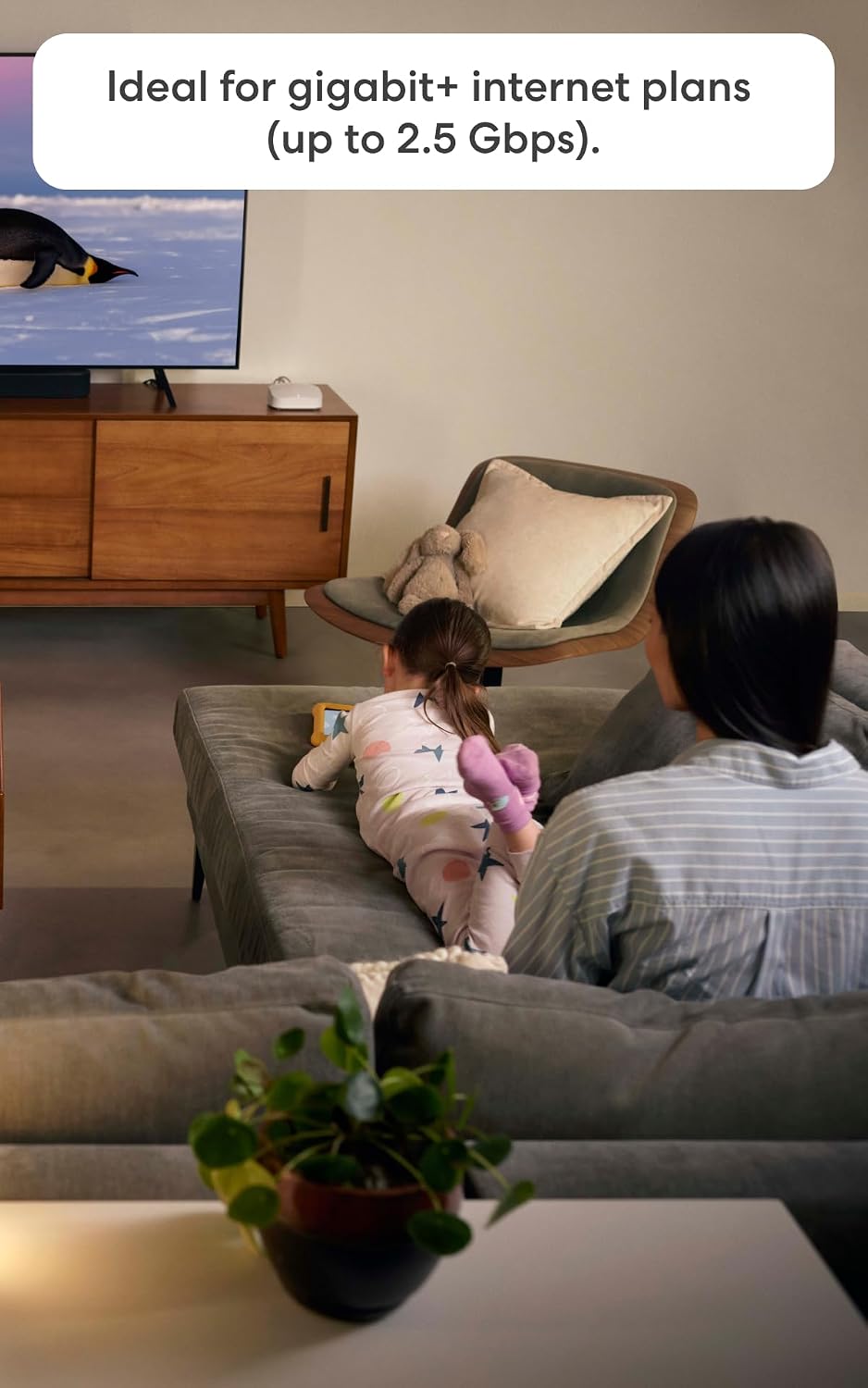 Amazon eero Pro 6E mesh wifi router with 1 month free eero Business (auto-renews annually) - Coverage up to 2,000 sq. ft., Connect 100+ devices, 1-pack