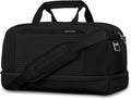 Samsonite Paralux Weekender Duffel Bag, Travel Carry-On Bag with Wide Opening, Drop-Bottom Shoe & Laundry Compartment, AirTag Holder, StackIt Strap - Business & Leisure Travel Bag