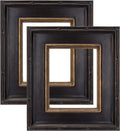 Creative Mark Picture Frame, Museum Collection Black & Gold Plein Aire, 5x7 inches, 2 Count