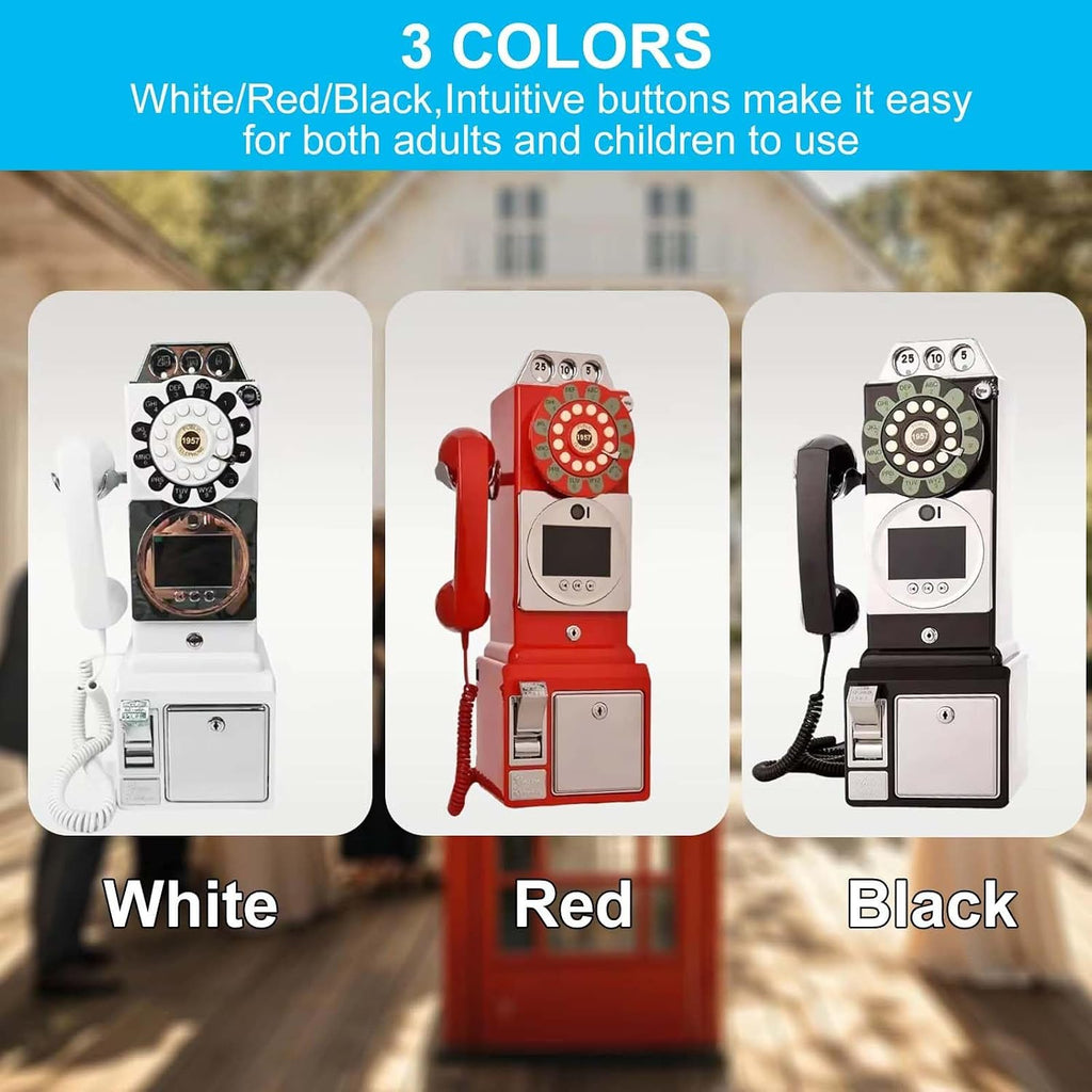 Video Audio Guest Book Wedding Phone,1080P Hd Video Audio Phone Guestbook,for Wedding/Celebration/Graduations/Baby Shower Red
