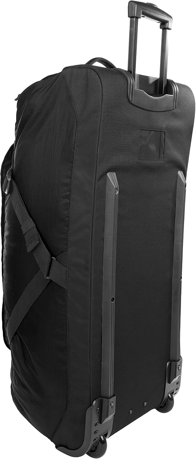 Eddie Bauer Traverse Luggage | Roller Wheels | Telescoping Handle | Travel | Vacation | Ripstop Nylon - Black, 31'
