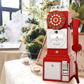 Video Audio Guest Book Wedding Phone, 1080P HD Video Phone Guestbook, Preserve Your Special Occasions, for Wedding Bridal Shower, Birthday, Graduations Red-64GB