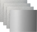 AlumaComp Aluminum Archival Painting & Mounting Panel 30x30, 4 Pack, Double-Sided, 100% Archival, Acid-Free, 4mm Thick, for All Media