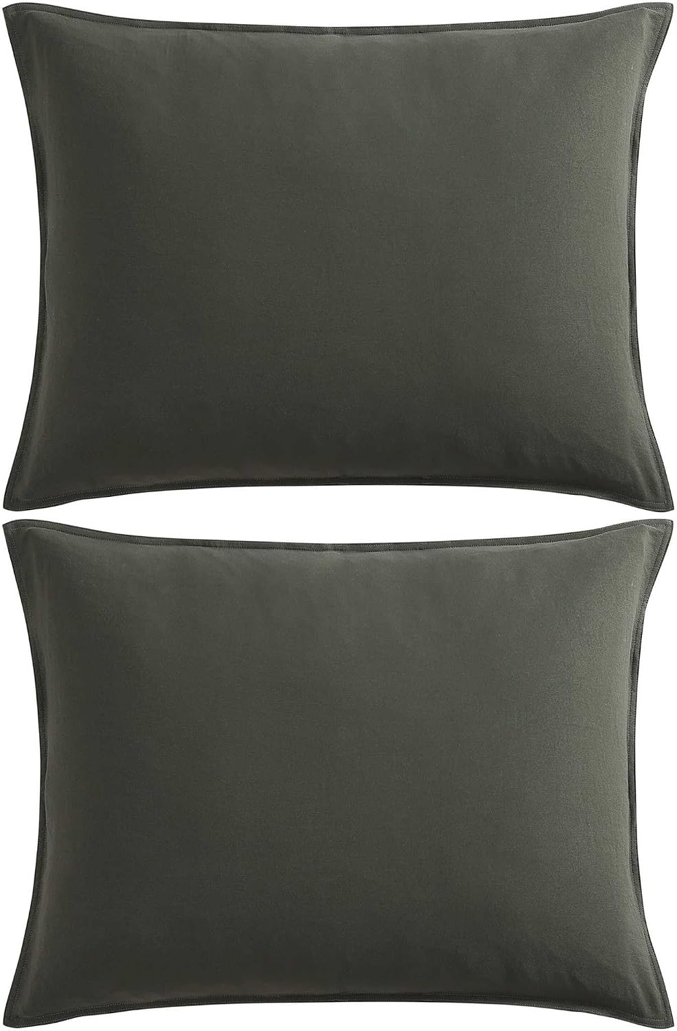 Tommy Hilfiger - Queen Bedding Set, Soft 7 Piece Comforter Set w/Matching Bed Sheets & Pillowcases, Medium Weight for Year Round Comfort (Solid Microfiber Green)