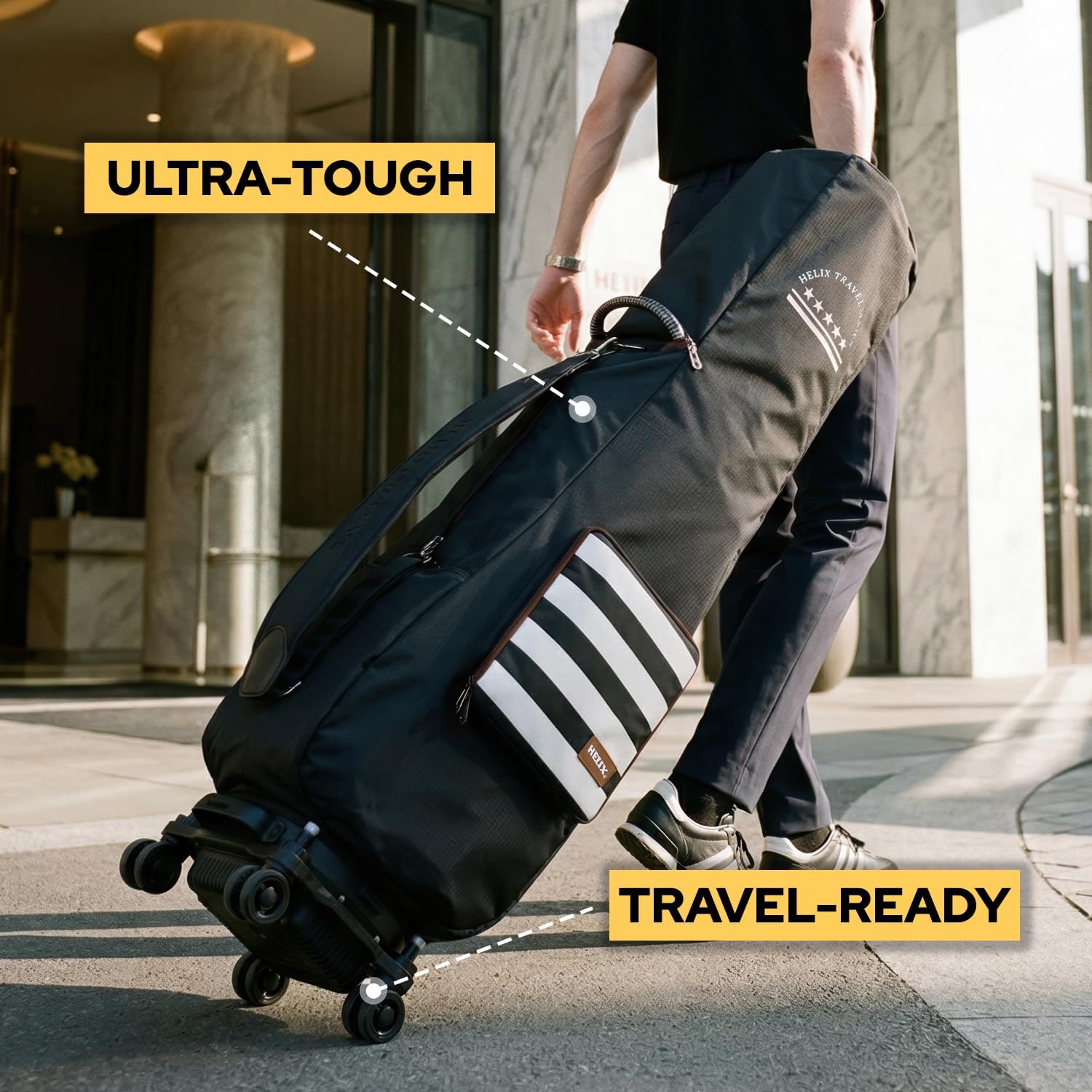 HELIX Armor 2-in-1 Travel & Cart Bag
