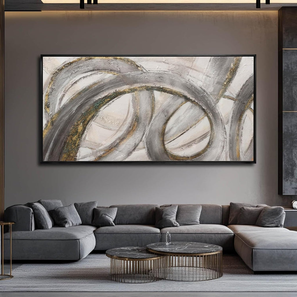 VAYIMDH Modern Abstract Wall Art Textured Wall Decor 36'x70' Artwork for Living Room, Bedroom, Office, Dining Room, Hallway