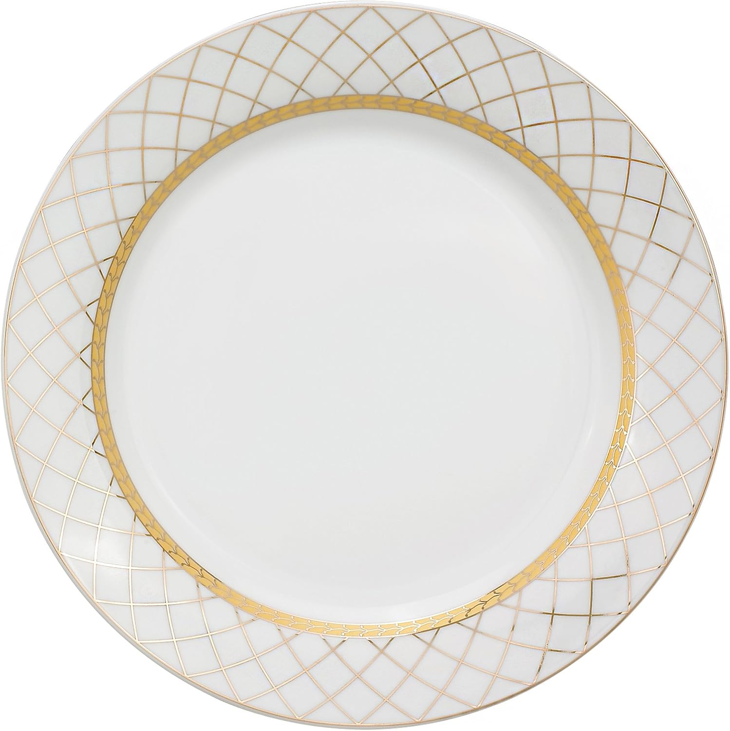 Lorren Home Trends 57-Piece Porcelain Dinnerware Set, Beatrice, Service for 8