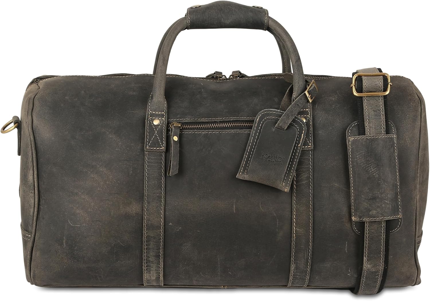 Leather Travel Duffle Bags for Men and Women cabin friendly Weekend Bag Sports Gym airplane carry on overnight duffel