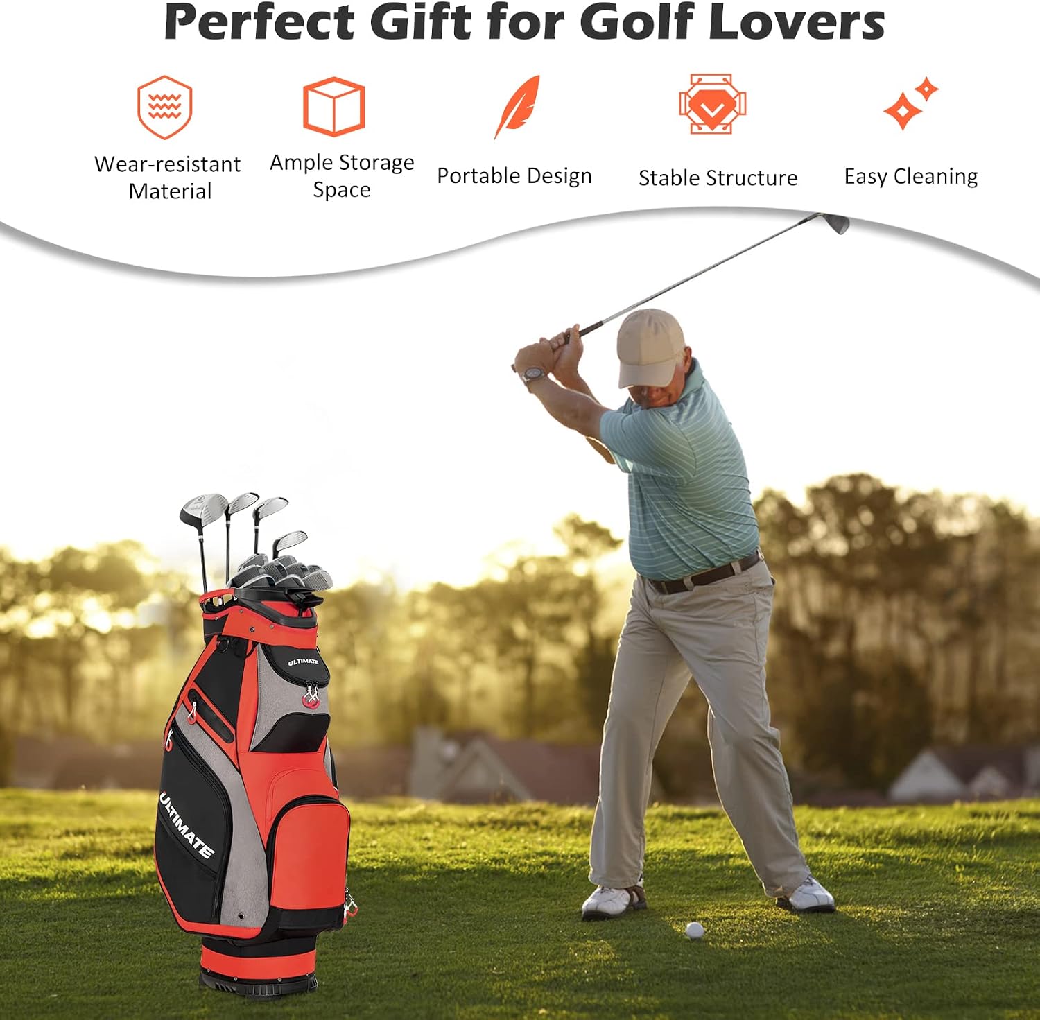Tangkula Golf Cart Bag