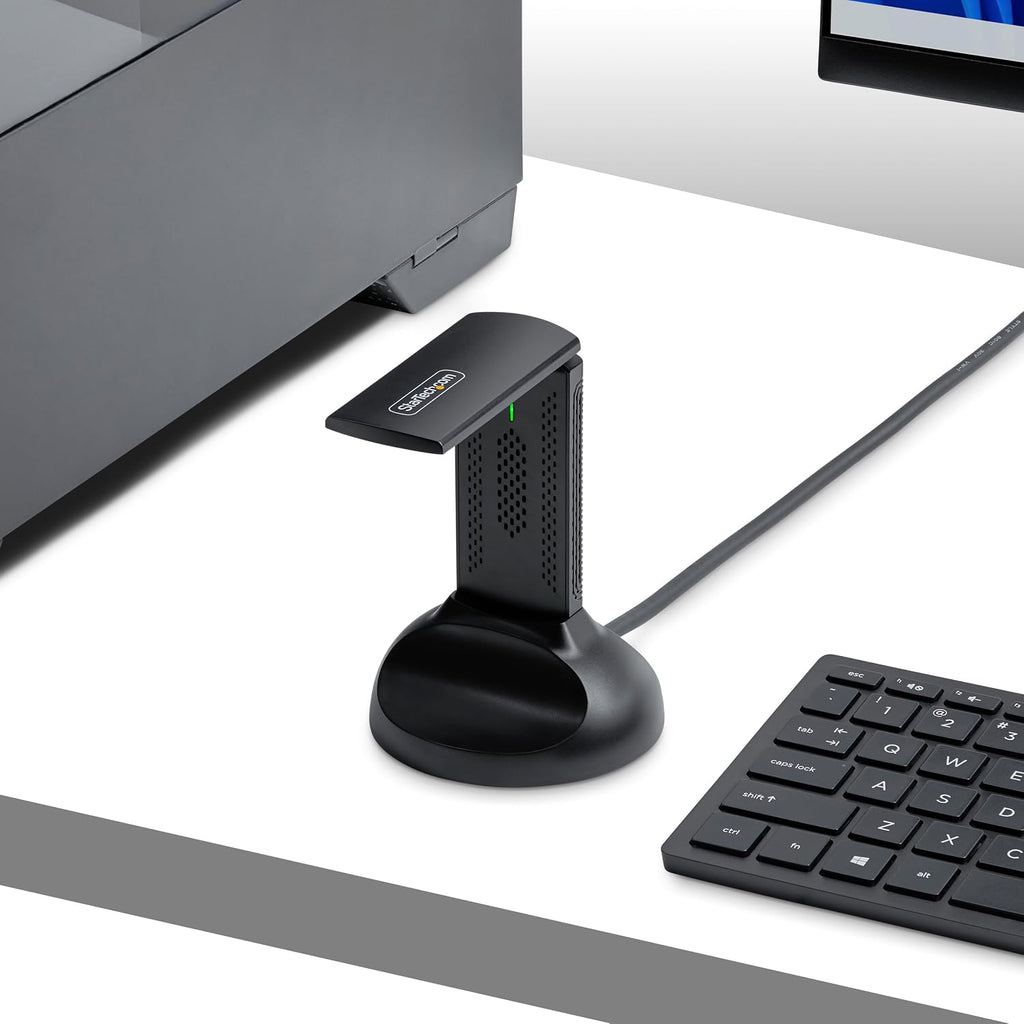 StarTech.com Wi-Fi 6E USB Adapter/Dongle, for Desktop/Laptop PC, Wireless NIC w/Foldable Antenna, WiFi 2.4/5/6GHz Network
