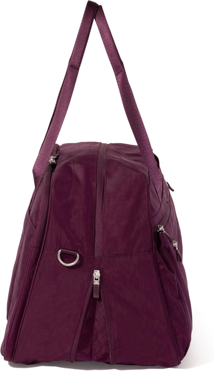 Baggallini Weekender Expandable Duffel - Lightweight 11x17 Inch Overnight Travel Bag