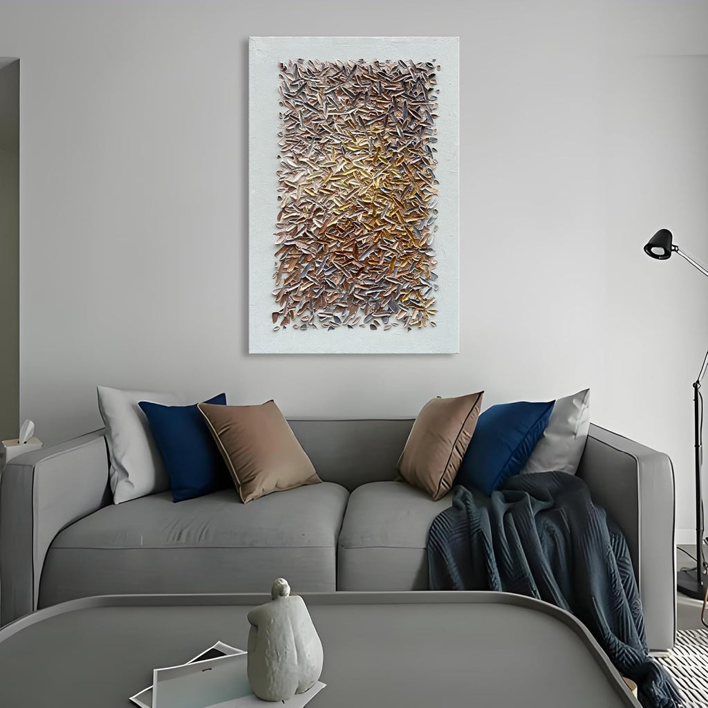 Art Hand Painted Minimalist Art Oil Painting Modern Abstract Art Oil Painting Home Office Corridor Wall Decoration 45x30 inches