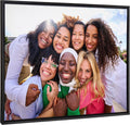 Kate and Laurel Custom Printed Framed Canvas Wall Art, 38x28 Black, Sylvie Personal Canvas Print with Your Photos for Bedroom or Living Room Gallery Wall Decor | Printed and Hand Framed in the USA
