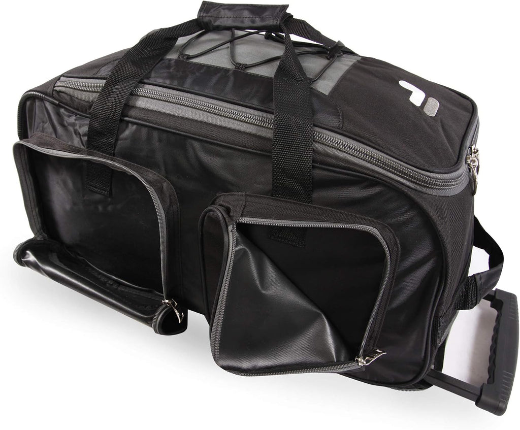 Fila 22' Lightweight Carry On Rolling Duffel Bag, Black, One Size
