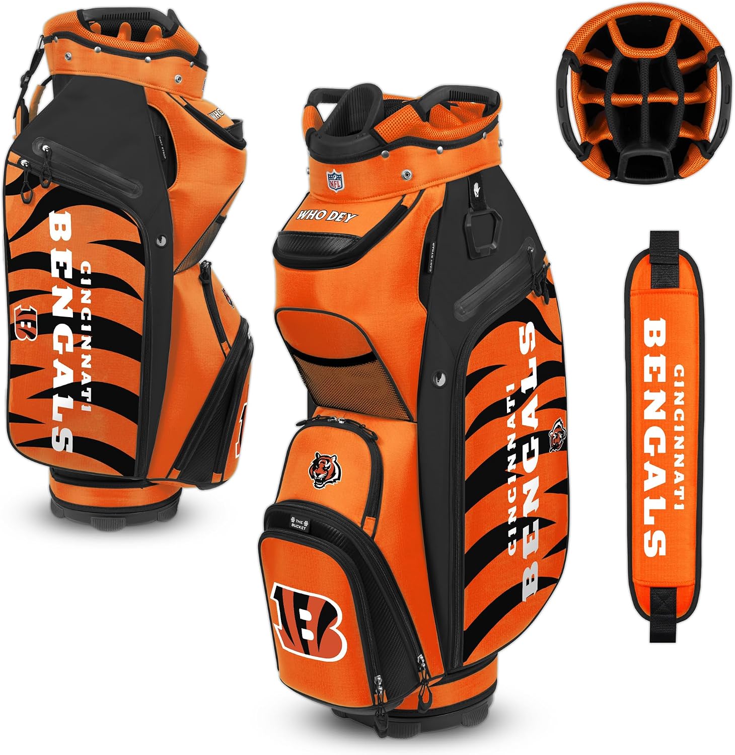 Team Effort NFL The Bucket III Cooler Cart Golf Bag