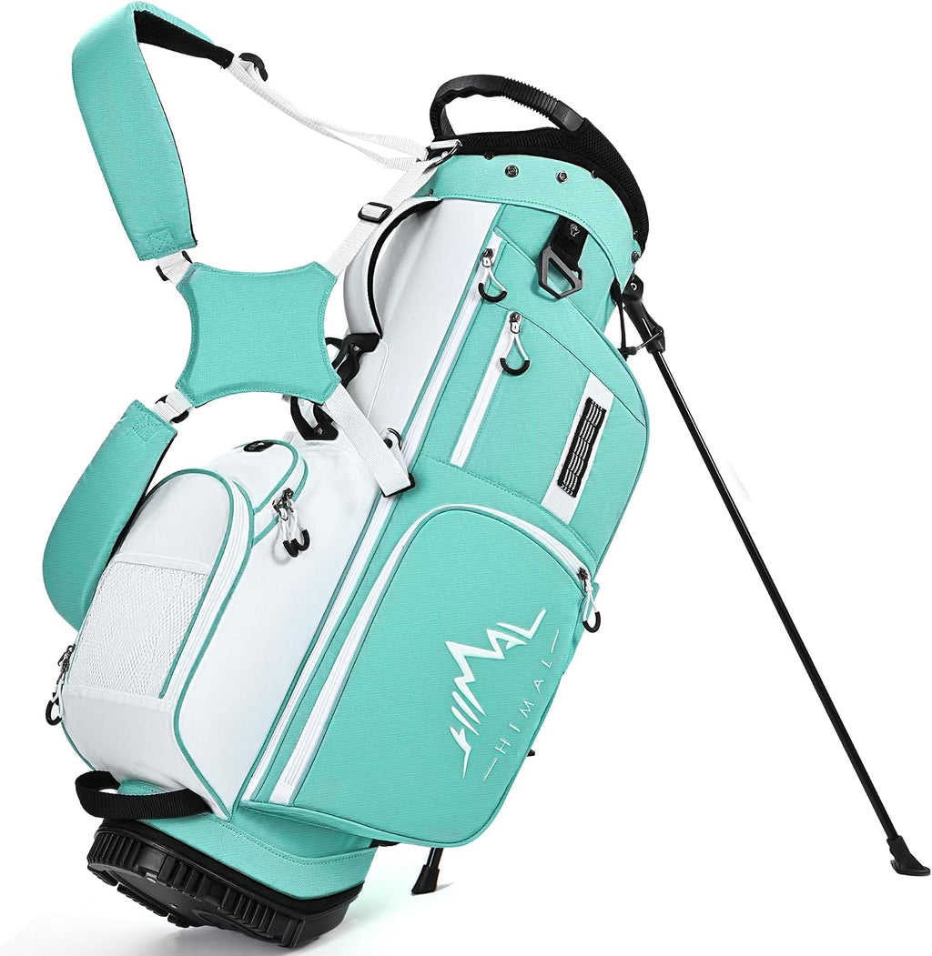 uniHimal Golf Stand Bag with 7 Way Top Dividers, Lightweight Golf Bags for Men Women with Multiple Pockets, Dual Straps