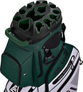 ASK ECHO T-Lock Golf Cart Bag with 14 Way Organizer Divider Top, Premium Cart Bag with Handles and Rain Cover for Men