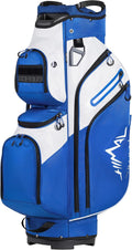 uniHimal Golf Cart Bag, 15 Way Organizer Divider Top with Handles and Rain Cover
