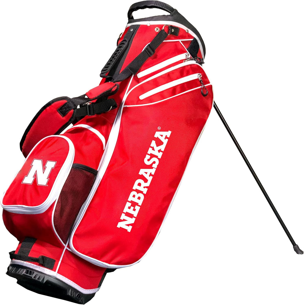 Team Golf NCAA Birdie Stand Golf Bag, Lightweight, 14-Way Club Divider, Spring Action Stand, Insulated Cooler Pocket, Velcro Glove and Umbrella Holder & Padded Handles