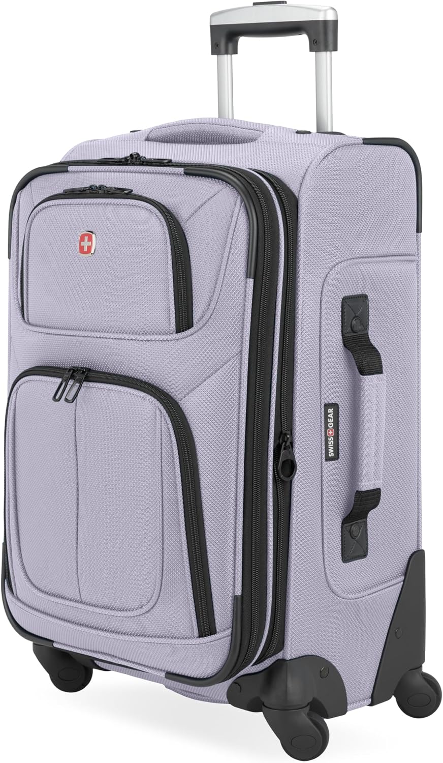 SWISSGEAR Sion Carry-On Spinner Luggage, Softside Expandable, Lightweight Suitcase, Evening Haze, 22.75-Inch