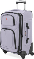 SWISSGEAR Sion Carry-On Spinner Luggage, Softside Expandable, Lightweight Suitcase, Evening Haze, 22.75-Inch