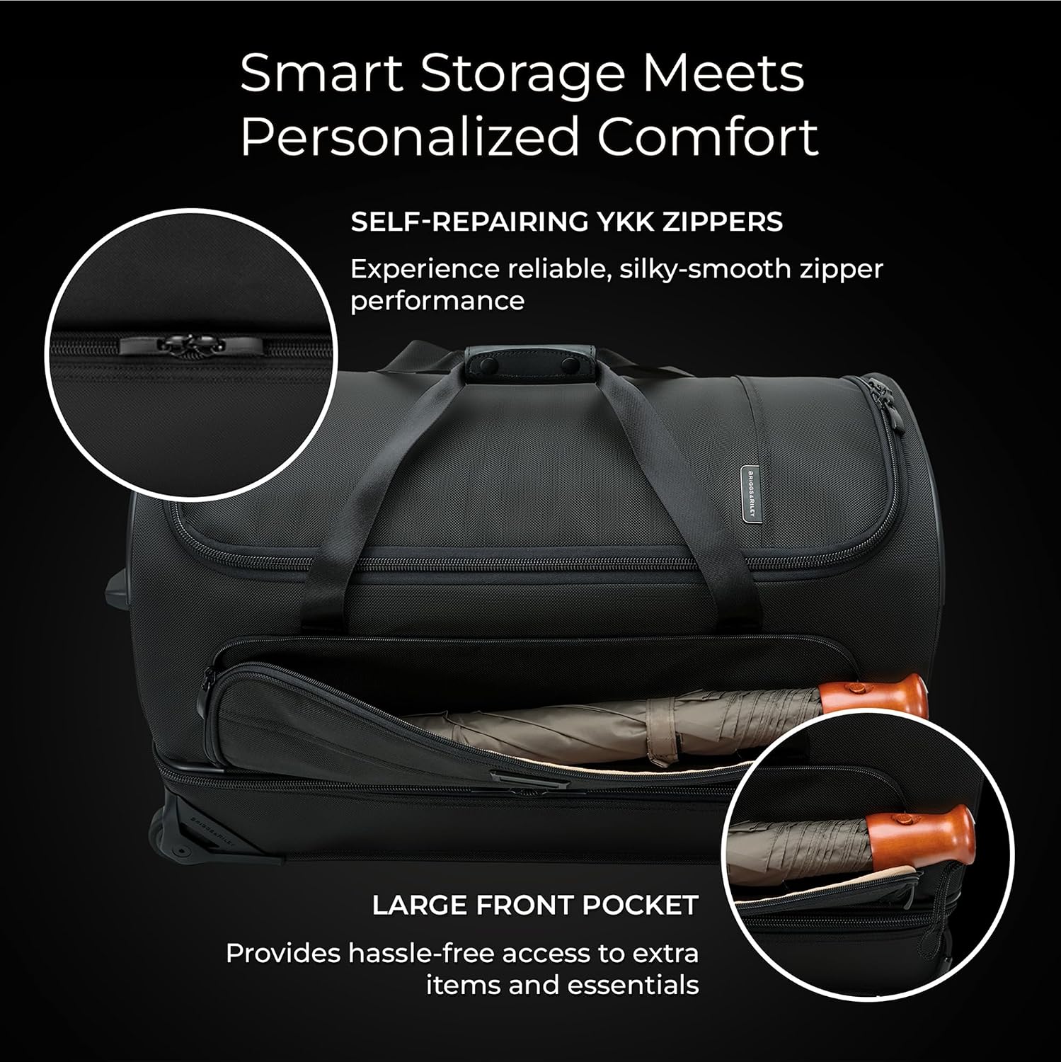 Briggs & Riley Travel Duffel Bag - Weekender & Overnight Luggage for Women & Men, Softside Bag