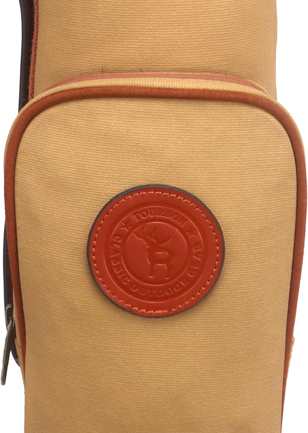 Tourbon Vintage Golf Club Carry Bags Travel Case - Canvas and Leather