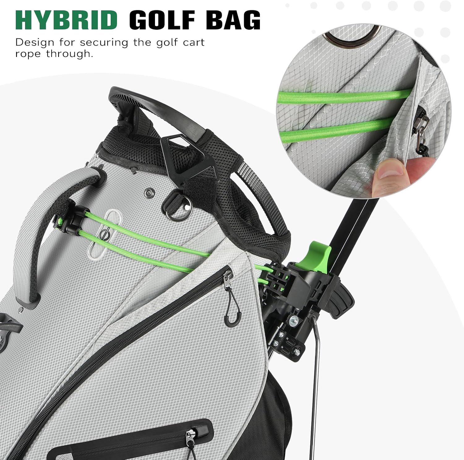 Findway 14 Way Golf Stand Bag, Lightweight Golf Bag with Stand for Men Women, Golf Club Carry Bag with Dual Strap, Rain Cover, Multiple Pockets, Golf Ball Holder