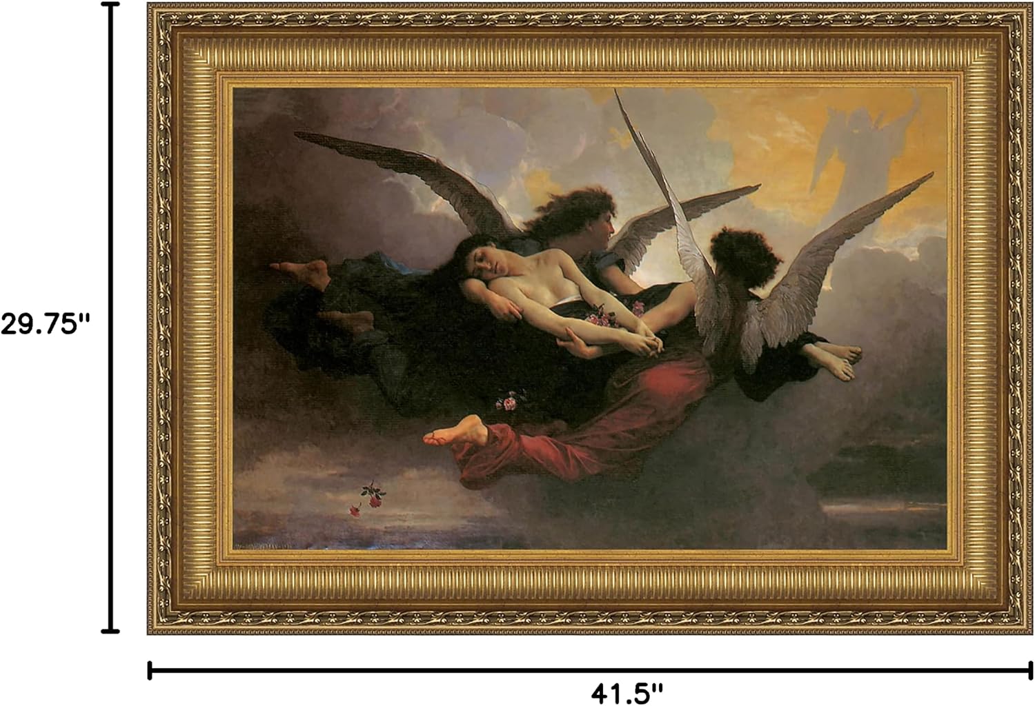 Design Toscano A Soul Brought to Heaven, 1878, Canvas Replica Painting: Large