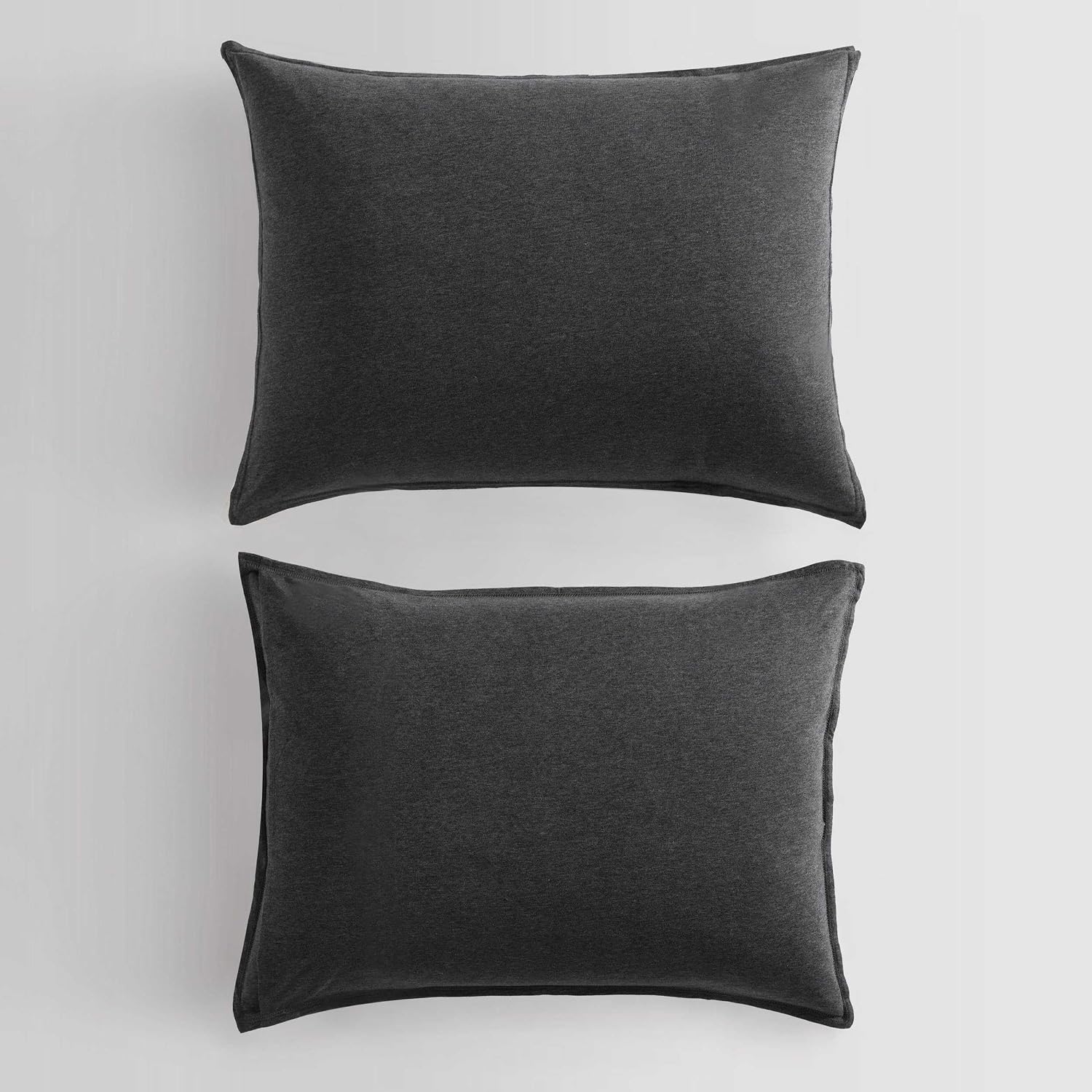 Calvin Klein - Twin XL Comforter Set, Naturally Soft Cotton Cotton Melange Jersey Bedding with Matching Pillowcase, 2 Piece Bed Set (Modern Cotton Melange Gunmetal Grey)