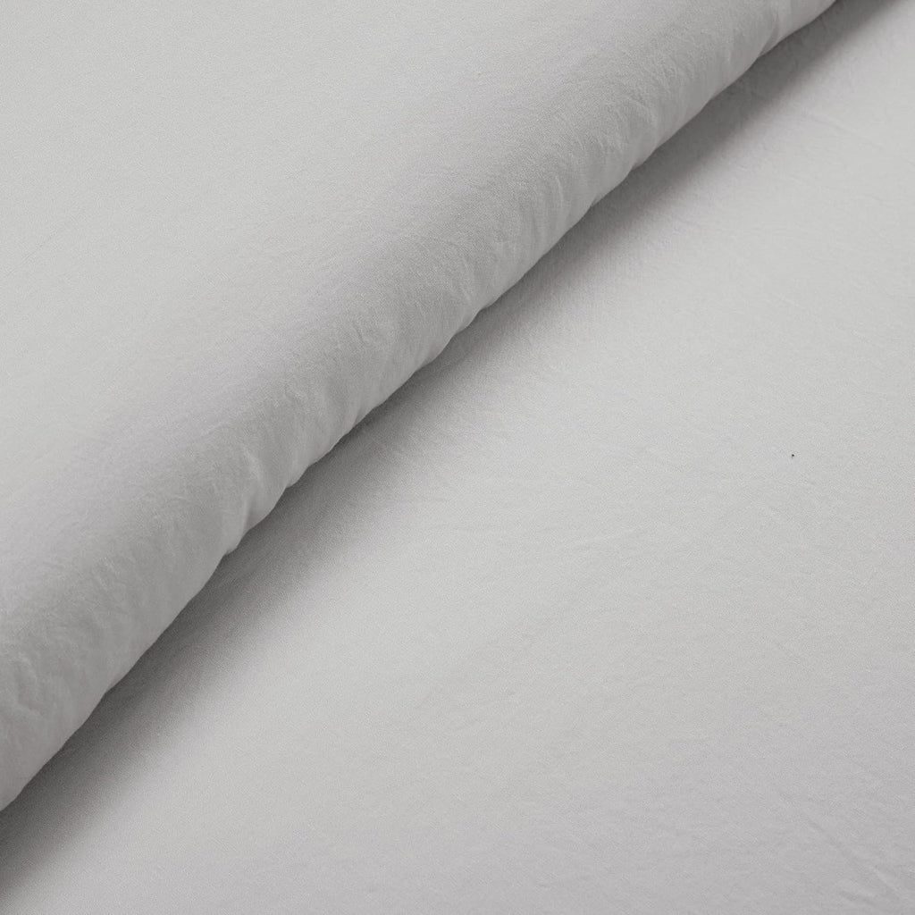 Lush Decor Reyna Ruffle Cotton Duvet Cover Set 3 Piece Set Full/ Queen, Light Gray - Queen Size Bedding Set - Gray Duvet Queen- Ruffled Bedding - Coquette Decor