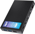 MeLE Mini PC Quieter 4C, N100 Fanless Mini Computers, 32GB LPDDR5 RAM(4800MHz), 512GB SSD, 2.4/5G Wi-Fi, Full-Functional USB-C, 4K Triple Display Desktop on Office, Education, Astrophotography