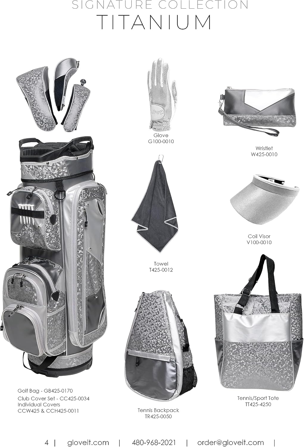 Glove It Women's Golf Bag, Lightweight Golf Cart Bag for Ladies