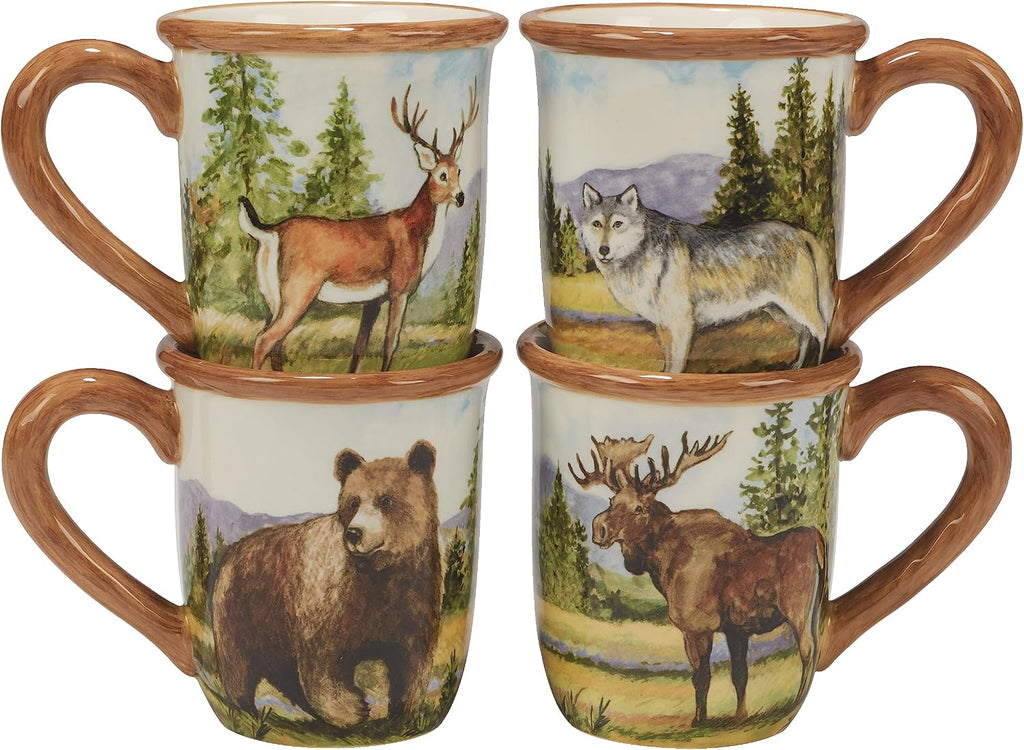 Certified International Mountain Summit 16pc Dinnerware Set, Service for 4